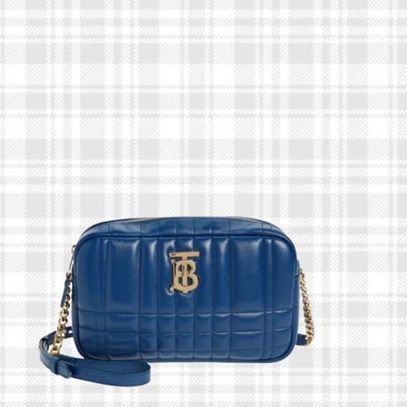 Burberry Handbags - BURBERRY Small Lola Quilted Leather Camera Bag- Rich Navy